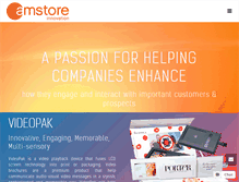 Tablet Screenshot of amstore-innovation.com